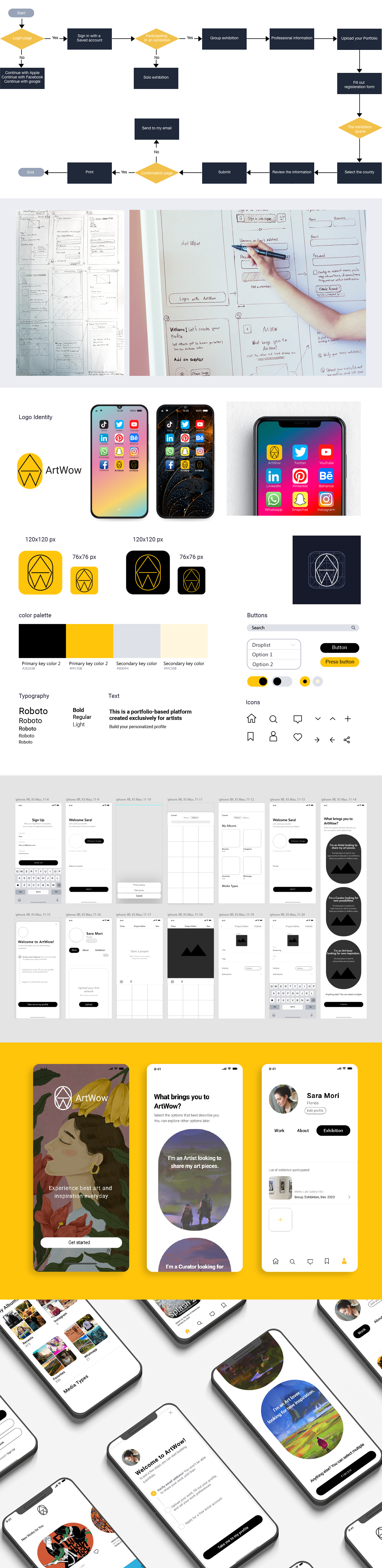 Artwow app design